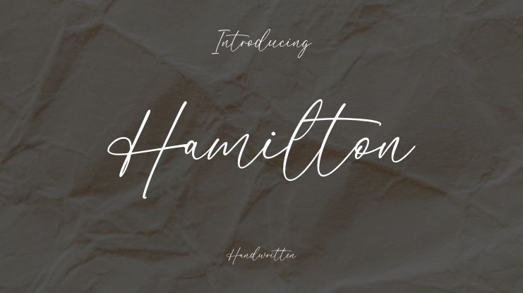 Hamilton Logo Typography Analysis and Its Strategic Font Choices